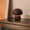 LumoGlow - Incantevole Lampada Notturna LED a Forma di Fungo in Legno