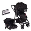 Royal Luxury Baby Kinderwagen 3-in-1 - Vielseitig und Luxuriöses Design