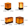 LumiHout - Lampada da tavolo LED con batteria e touch control