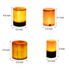 LumiHout - Lampada da tavolo LED con batteria e touch control