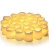 Set di 24 luci a candela LED senza fiamma - Sicuro & Atmosferico