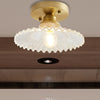 LumiCraft – Lampada da soffitto industriale con paralume in vetro verde