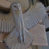 Majestic Owl Wood Wall Sculpture - Elegante Natuurlijke Wanddecoratie