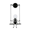 SwingDesign Lampada da parete – Lampada da parete moderna con figura oscillante giocosa