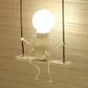 SwingDesign Lampada da parete – Lampada da parete moderna con figura oscillante giocosa