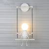 SwingDesign Lampada da parete – Lampada da parete moderna con figura oscillante giocosa