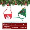 Set Natalizio Festivo per Animali Domestici - Cappello & Bavaglino