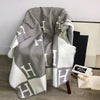 LuxeCozy Coperta - Elegante e Confortevole Misto Lana-Cashmere