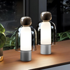 StilLicht | Lampada in Vetro Ricaricabile per Accenti Eleganti