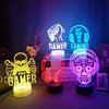 Gamer 3D LED-Lampen