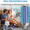 Ultraviolette Germicidale Luce LED UV-C Tubo Luminoso con Telecomando 99% Antibatterico Luce di Sicurezza