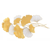 Decorazione da parete con foglia di Ginkgo dorata