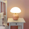 CremeLicht | Elegante lampada da tavolo in ceramica color crema