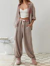 Tweedelige Pyjama Set - Comfort en Stijl voor Ontspanning