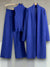 3-Delige Dames Set – Mouwloos Vest, Cardigan & Broek voor Herfststijl | Blauw