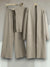 3-Delige Dames Set – Mouwloos Vest, Cardigan & Broek voor Herfststijl | Kaki