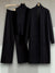 3-Delige Dames Set – Mouwloos Vest, Cardigan & Broek voor Herfststijl | Zwart