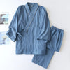 Herren Kimono Pyjama - Zweiteilig & Atmungsaktives Lounge-Set