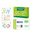 Quaderno Educativo Riutilizzabile - Apprendimento Interattivo senza Tempo davanti allo Schermo