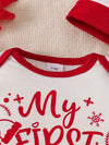 Schattiges Weihnachtsoutfit für Babys - Mein erstes Weihnachten 2024
