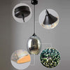 Lampada da soffitto moderna in vetro 3D