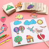 Penne da disegno creative in legno – Educativo e divertente