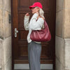 Hobo tas van vegan leer Amore