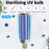 Ultraviolette Germicidale Luce LED UV-C Tubo Luminoso con Telecomando 99% Antibatterico Luce di Sicurezza