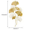 Decorazione da parete con foglia di Ginkgo dorata