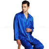 Seidige Herren Pyjama - Luxus Nachtwäsche