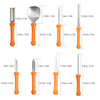 Set di coltelli per zucca in acciaio inox