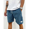 Pantaloncini di velluto a coste da uomo - Design estivo casual e traspirante