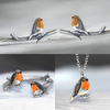 Sieradenset met Liefdesvogeltjes - Symboliek van Hoop, Geluk en Nieuwe Beginnen