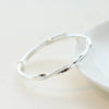 Braccialetto in Argento Intrecciato - Design Unico & Regolabile