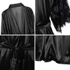 Astrid Noir Nachtjurk | Delicate Satin Elegantie voor de Stijlvolle Vrouw