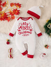 Schattiges Weihnachtsoutfit für Babys - Mein erstes Weihnachten 2024