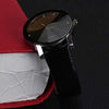 Kwartsheren leren horloge