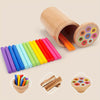 Bastoncini di equilibrio in legno - Divertimento educativo e colorato