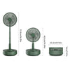 BreezeFold – Opvouwbare en Oplaadbare Tafelventilator