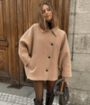 Veloura - Caldo Cappotto Oversize in Lana