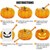 Set di coltelli per zucca in acciaio inox