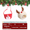 Set Natalizio Festivo per Animali Domestici - Cappello & Bavaglino