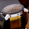 Kwartsheren leren horloge