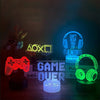 Gamer 3D LED-Lampen