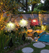 Luci di Crisantemo Artificiali – Illuminazione Solare da Giardino per un Giardino Incantevole