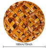 SnackWrap – Zachte Flanellen Deken in Food-Print Design