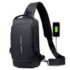 SafeCarry - Anti-Diebstahl Umhängetasche mit USB-Ladegerät