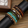 Set di Braccialetti in Legno - Gioielli Fatti a Mano per Ogni Occasione