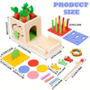 8-in-1 Houten Montessori Speelbox – Educatief Speelgoed voor Baby’s