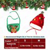 Set Natalizio Festivo per Animali Domestici - Cappello & Bavaglino